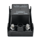 Bluewater 12V DC relay in black plastic housing with two terminal studs, labeled LOAD/LINE