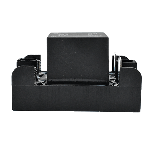 Bluewater 40A sealed relay, low front view showing blade terminals and mounting base