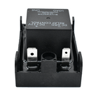 Bluewater 40 Amp sealed relay rear view showing dual spade terminals and mounting base with center screw hole